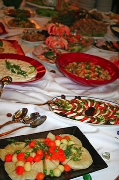 large selection of delicious food